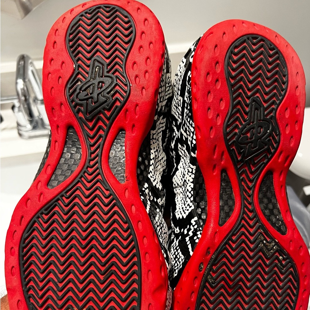 Snakeskin Nike foamposites . Sz 14 US